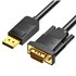 Cable Conversor HBLBH/ Displayport Macho - VGA Macho/ 2m/ Negro
