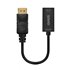 AK-62 adaptador de cable de vídeo 0,2 m DisplayPort HDMI Negro