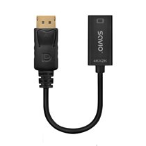 AK-62 adaptador de cable de vídeo 0,2 m DisplayPort HDMI Negro