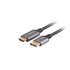 CA-DPHD-20CU-0010-BK adaptador de cable de vídeo 1 m DisplayPort HDMI tipo A (Estándar) Negro, Plata