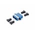 156131 adaptador de fibra óptica SC 12 pieza(s) Azul