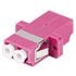 FA-LCUP-MD41-0001-VT adaptador de fibra óptica LC 1 pieza(s) Púrpura, Blanco
