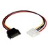 Cable de 30cm Adaptador de Alimentación SATA a LP4 - Hembra a Macho