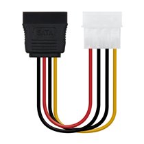 CABLE SATA ALIMENTACION 5.25"(MOLEX 4PIN)/M-SATA/H 16CM OEM