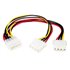 Adaptador Cable en Y Divisor Molex 4 Pines - 2x Hembra y 1x Macho LP4 - Splitter