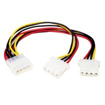 Adaptador Cable en Y Divisor Molex 4 Pines - 2x Hembra y 1x Macho LP4 - Splitter