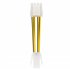 CABLE ALIM. 4PIN/H-4+4PIN/M 15CM