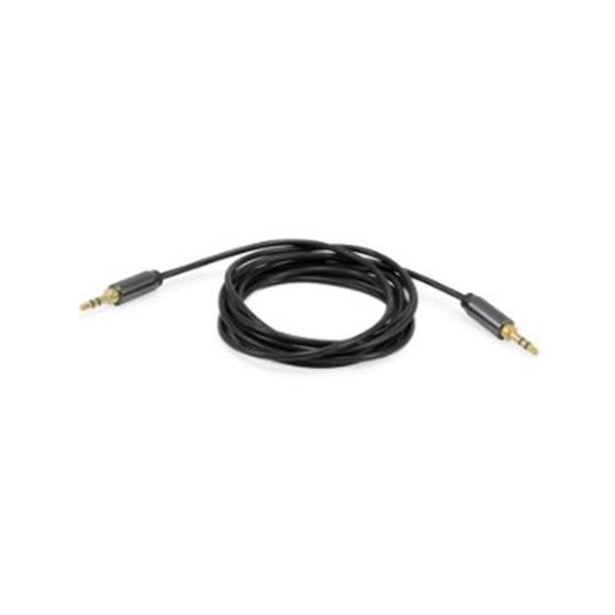 147083 cable de audio 2,5 m 3,5mm Negro