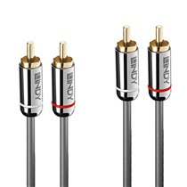 35345 cable de audio 1 m 2 x RCA Antracita