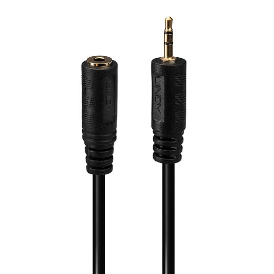 35698 cable de audio 0,2 m 2,5mm 3,5mm Negro