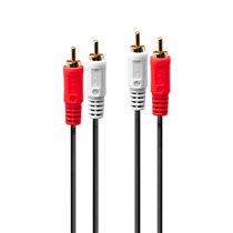 35660 cable de audio 1 m 2 x RCA Rojo, Blanco