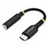 Adaptador de Audio USB-C a 3,5mm TRRS Minijack - Adaptador de Audio USB Tipo C para Auriculares con Micrófono - DAC de 32bits - 