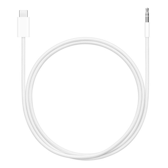 MDV84ZM/A cable de audio 1,2 m 3,5mm USB Tipo C Blanco