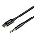 CL-187 cable de audio 1 m Negro
