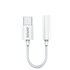 AK-51 cable de audio 0,11 m 3,5mm USB Tipo C Blanco