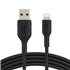 CAA001BT1MBK cable de conector Lightning 1 m Negro