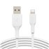 CAA001BT1MWH cable de conector Lightning 1 m Blanco