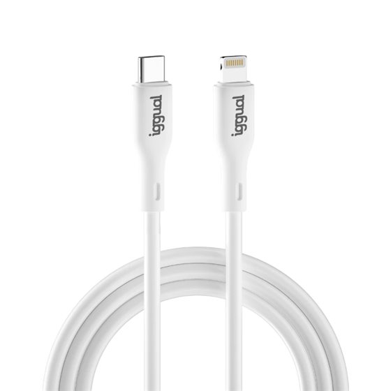 cable USB-C/Lightning 100 cm blanco Q3.0 3A