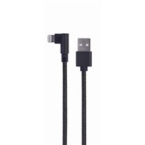 CC-USB2-AMLML-0.2M cable de conector Lightning 0,2 m Negro