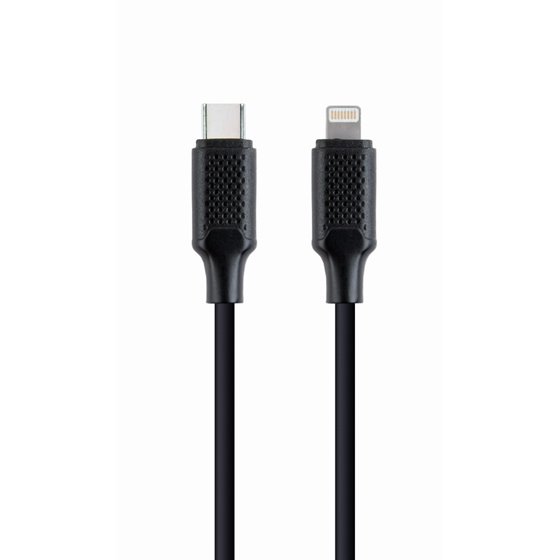 CC-USB2-CM8PM-1.5M cable de conector Lightning 1,5 m Negro