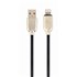 CC-USB2R-AMLM-1M cable de conector Lightning Negro