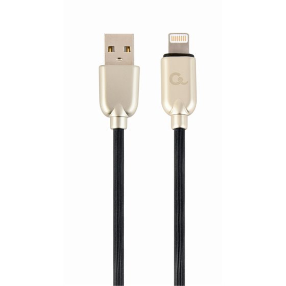 CC-USB2R-AMLM-1M cable de conector Lightning Negro