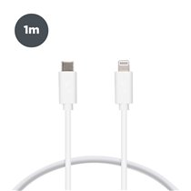 Cable de carga y datos USB-C a Lightning 20 W, Made For iPhone, 1 m, Blanco
