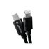 ECT-6B cable de conector Lightning 1 m Negro