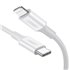 10493 cable de conector Lightning 1 m Blanco