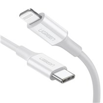 10493 cable de conector Lightning 1 m Blanco