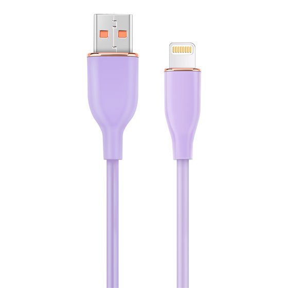 CC-USB2S-AM8PM-1.5M-P cable de conector Lightning 1,5 m Violeta