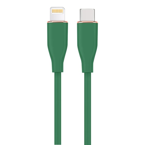 CC-USB2S-CM8PM-1.5M-G cable de conector Lightning 1,5 m Verde