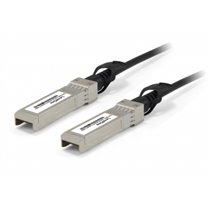 DAC-0103 Cable de fibra óptica e InfiniBand 3 m SFP+ Negro, Acero inoxidable