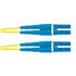 10m OS2 LC Duplex Cable de fibra óptica e InfiniBand Amarillo