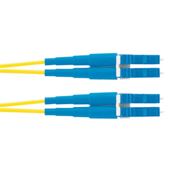 10m OS2 LC Duplex Cable de fibra óptica e InfiniBand Amarillo