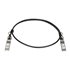 DEM-CB100S28 Cable de fibra óptica e InfiniBand 1 m SFP28 Negro, Plata