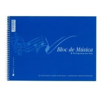 Cuaderno Música TAURO 4º 8 Pentagramas x20 Hojas