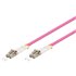 WPC-FP4-5LCLC-010 Cable de fibra óptica e InfiniBand 1 m LC Violeta