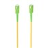 Cable Fibra Óptica Latiguillo G657A2 3.0 9/125 SMF Simplex CPR DCA LSZH, SC/APC-SC/APC, Amarillo, 3.0m