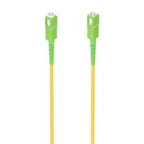 Cable Fibra Óptica Latiguillo G657A2 3.0 9/125 SMF Simplex CPR DCA LSZH, SC/APC-SC/APC, Amarillo, 3.0m