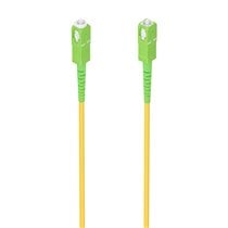 Cable Fibra Óptica Latiguillo G657A2 3.0 9/125 SMF Simplex CPR DCA LSZH, SC/APC-SC/APC, Amarillo, 20m