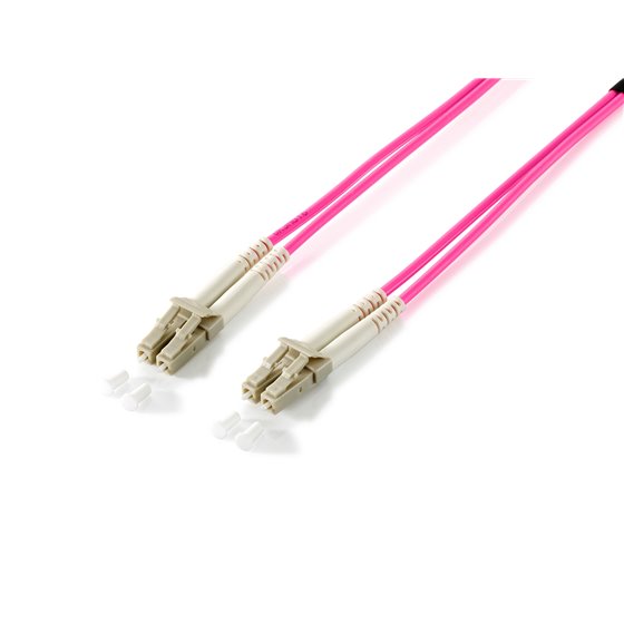 255516 Cable de fibra óptica e InfiniBand 10 m LC Beige, Violeta