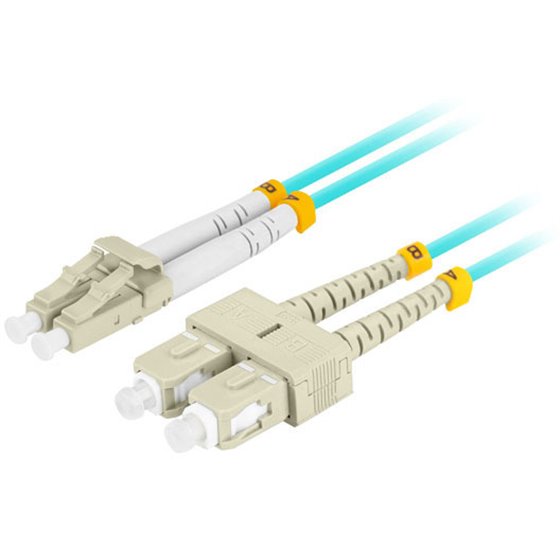 FO-LUSU-MD31-0020-TQ Cable de fibra óptica e InfiniBand 2 m 2x LC 2x SC LC/SC Color aguamarina