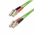Cable de Fibra Óptica LC a LC (UPC) OM5 Multimodo 10m - Dúplex 50/125µm LOMMF Tipo Cremallera VCSEL 40G/100G - No Sensible a los
