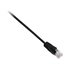 Cable negro Cat6 no blindado (UTP) con conector RJ45 macho a RJ45 macho 1m 3.3ft