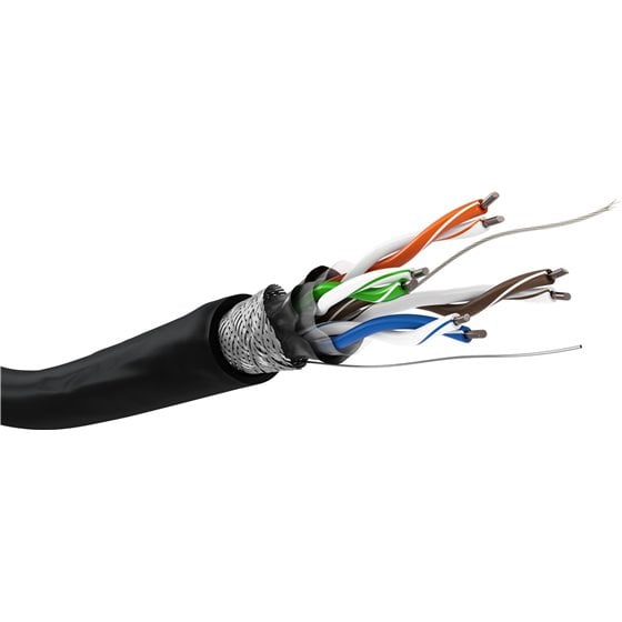 57296 cable de red Negro 100 m Cat5e SF/UTP (S-FTP)