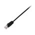 Cable de red CAT6 STP 0.5M Negro
