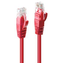48031 cable de red Rojo 0,5 m Cat6 U/UTP (UTP)