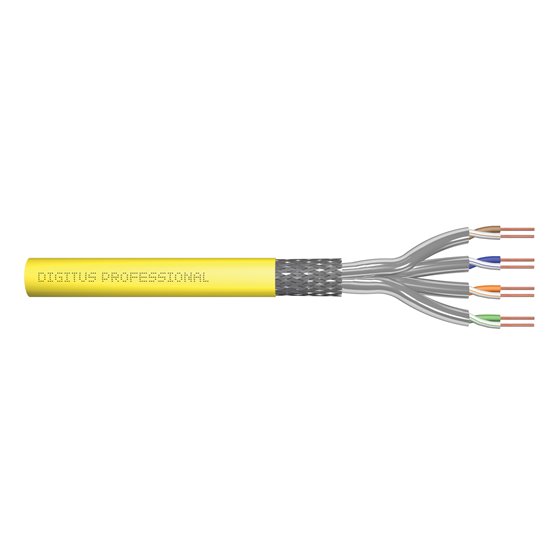 Cable de instalación CAT 7A S/FTP, 1000 m, simplex, Dca-s1a d1 a1, certificado GHMT PVP