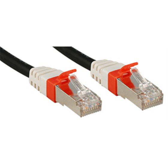 Cat.6 (A) SSTP / S/FTP PIMF Premium 0.5m cable de red Negro 0,5 m